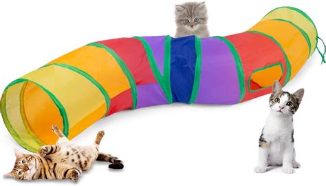 Amazon Bemodst Cat Tunnel For Indoor Cats Large Cat Tubes And