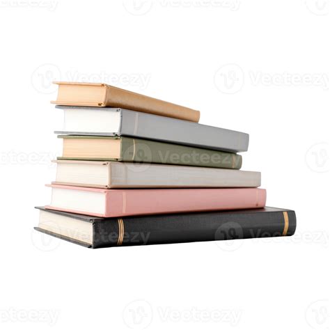 A Pile Of Books On A Transparent Background 24107853 Png