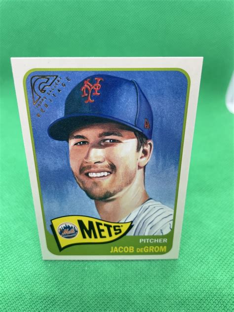 Jacob Degrom Topps Gallery Heritage Ht New York Mets Ebay