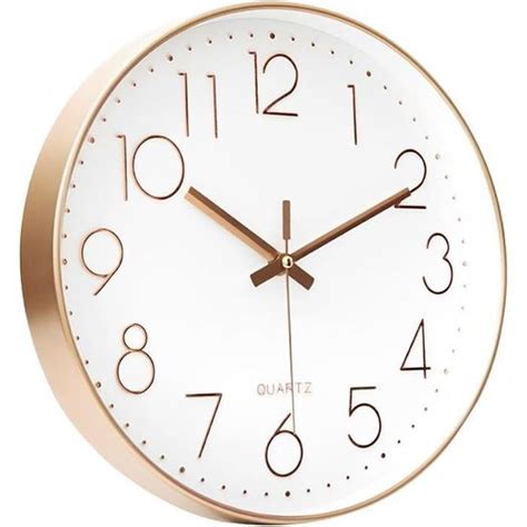 Horloge Murale Silencieuse Sans Tic Tac 30Cm Chiffres Arabes Horloge