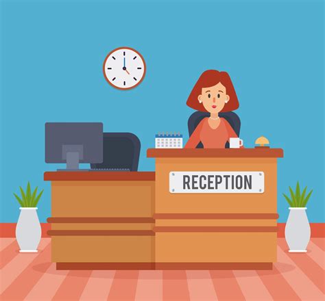 Receptionist clipart clinic receptionist, Receptionist clinic ...