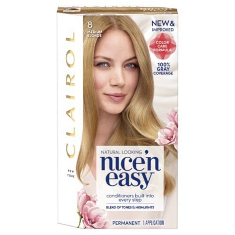 Clairol Nice N Easy Hair Color Medium Blonde Pack Of Pack Kroger
