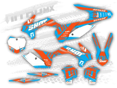 NitroMX Graphic Kit For KTM SX SXF 125 250 350 450 2013 2014 2015 SX