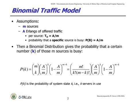 Models For Calculating Blocking Probabilities Ppt Download