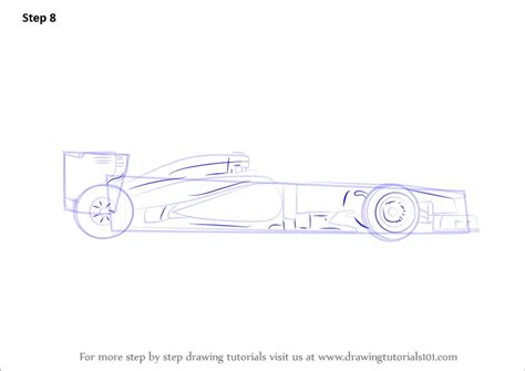 How To Draw Formula One Car Sports Cars Step By Step