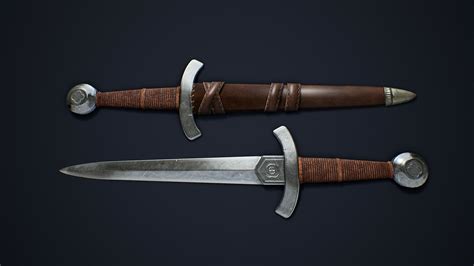 Artstation Medieval Dagger Game Assets