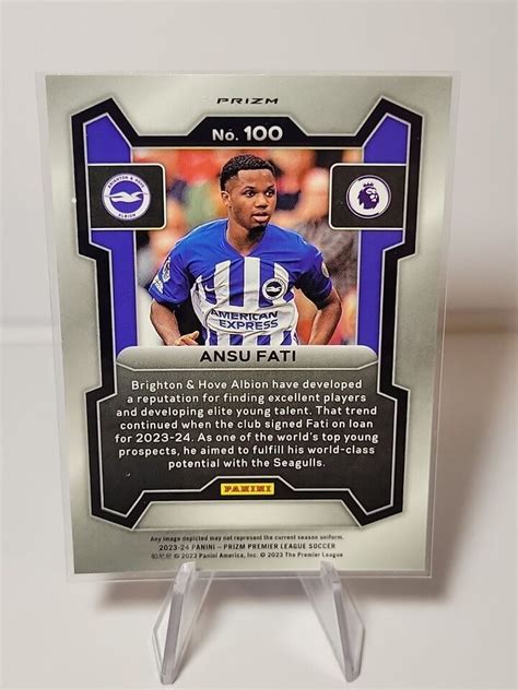 Epl Panini Prizm Ansu Fati Orange Mosaic Brighton Ebay