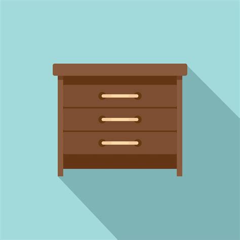 Premium Vector Drawers Icon Flat Illustration Of Drawers Vector Icon