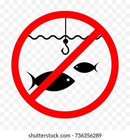 No Fishing Sign Stock Vector Royalty Free Shutterstock