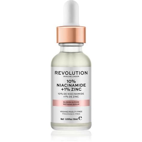 Revolution Skincare 10 Niacinamide 1 Zinc Sérum Poros Dilatados