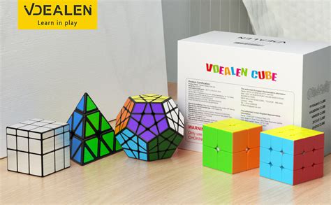 Vdealen Speed Cube Set Cube Bundle X X Pyramid Dodecahedron Mirror