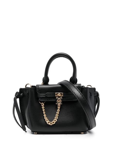 Michael Michael Kors Bolsa Mini De Couro Corrente Preto Farfetch Br