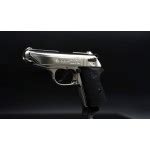 BRUNI NEW POLICE CAL 8MM NIKEL Replica WALTHER PPK Pistola A Salve