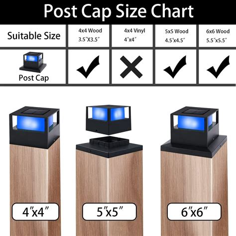 Viewsun Paquete De Luces Solares Para Poste De Entrada Luces Led Smd