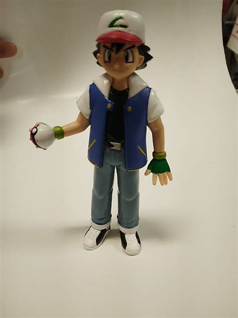 Mavin TOMY Pokemon Vintage 1998 Ash Ketchum Action Figure Loose Poke