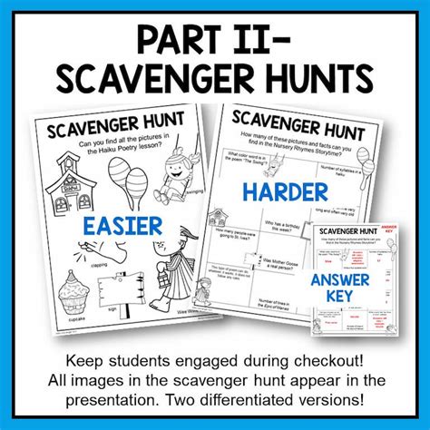 Haiku Poetry Scavenger Hunt Lesson Librarians Teach