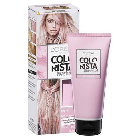 Buy Loreal Paris Colorista Semi Permanent Hair Washout Pink Lasts