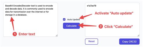 CRC32 Checksum Calculator