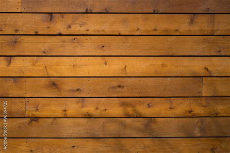 Cedar Wood Planks Wall Background Stock Photo | Adobe Stock