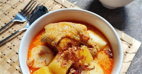 Resep Lontong Kari Ayam oleh Nuniek Wijayanti - Cookpad