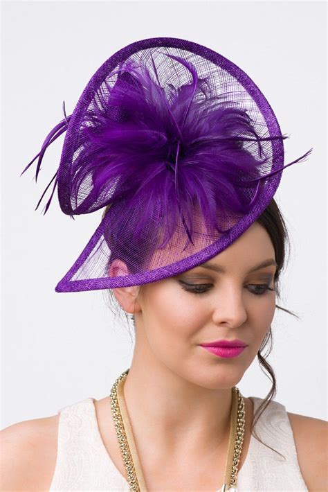 Victoria Fascinator Royal Purple Purple Fascinator Fascinator