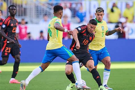 Qui N Gan El Partido Brasil Vs Colombia Marcador Partido Copa Am Rica