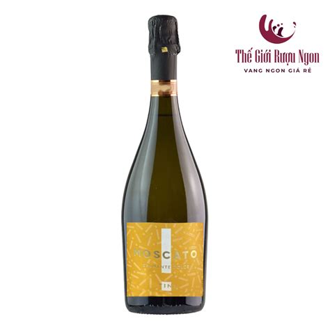 Rượu Vang Sủi Tini Moscato Rubicone