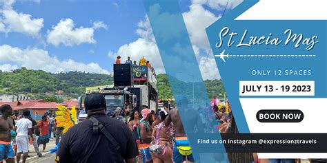 Events from June 18 – September 1 – Saint Lucia Tickets