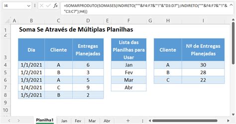 Soma Se Em V Rias Planilhas Planilhas Excel E Google Automate Excel