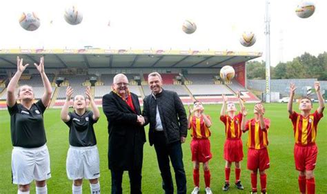 Euromillions Winners Chris And Colin Weir Help Partick Thistle Hit The