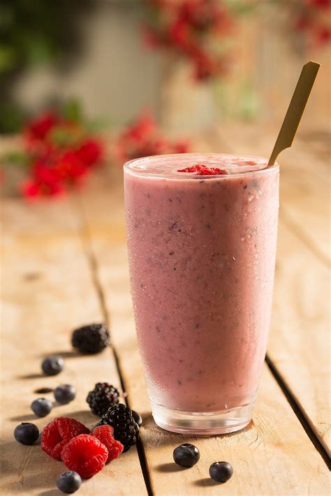 Shake De Frutas Vermelhas Receitas Nestlé