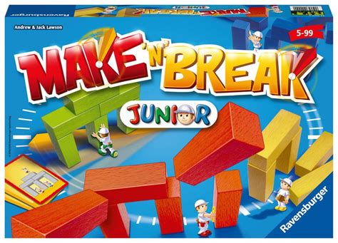 RAVENSBURGER Spiel Make 'n' Break Junior, 2-5 Personen, ab 5 Jahre ...