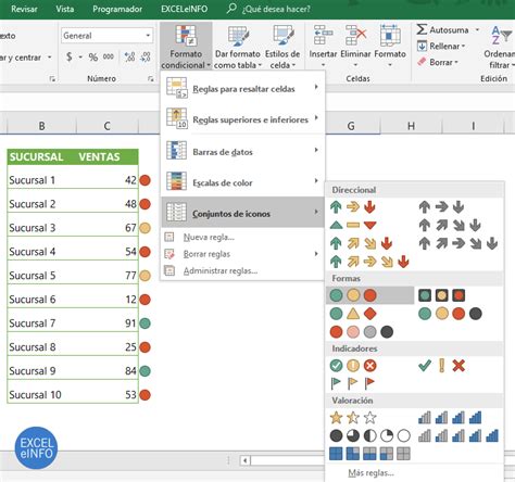 Como Usar Formato Condicional En Excel Iconos Image To U