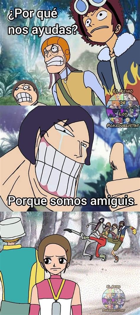 Porque somos amiguis De dónde viene el meme viral de One Piece