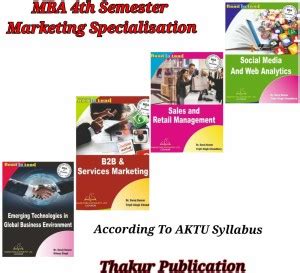 Marketing Specialization Mba Th Semester With Comman Subject