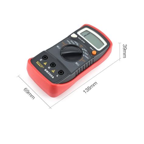 BM500A Insulation Resistance Meter 1000V Digital Megger Auto Range