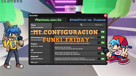 Mi Configuracion Funky Friday Youtube