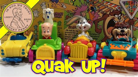 Looney Tunes Quak Up Cars 1992 Set Mcdonalds Retro Happy Meal Toy