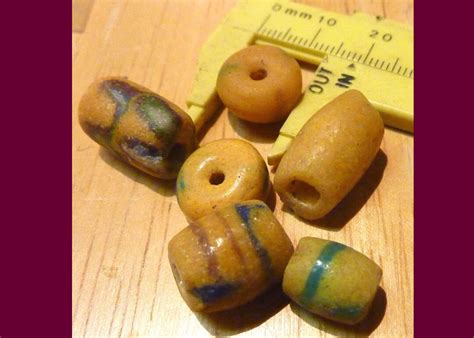 Set Of Glass African Trade Krobo Beads From Ghana Krobo Etsy