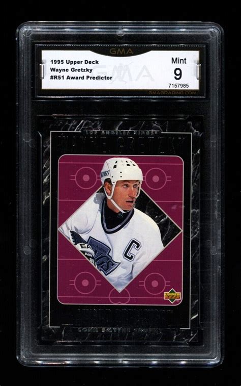 Upper Deck Wayne Gretzky R Award Predictor Kings Hof Gma Mint