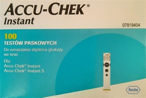 Paski Testowe Accu Chek Instant Szt Warszawa Kup Teraz Na