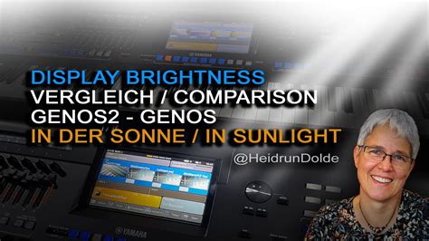 Genos2 Genos Display Brightness Comparison In The Sun Display