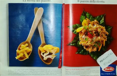 PASTA BARILLA 2001 Rara Pubblicità Vintage Advertising Werbung Italian