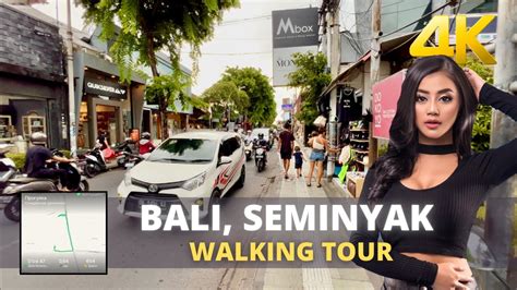 🇮🇩 Discovering Seminyak Bali Indonesia 4k Virtual Walking Tour Bali Travel Vlog Youtube