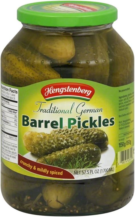 Hengstenberg Pickle Gherkin Knax Lrg Dill Pickles