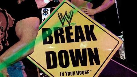 Wwf Breakdown In Your House Match Card And Results Wwe Ppv