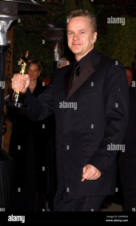 Tim Robbins attends the 'Vanity Fair Oscar Party 2004' at Mortons ...