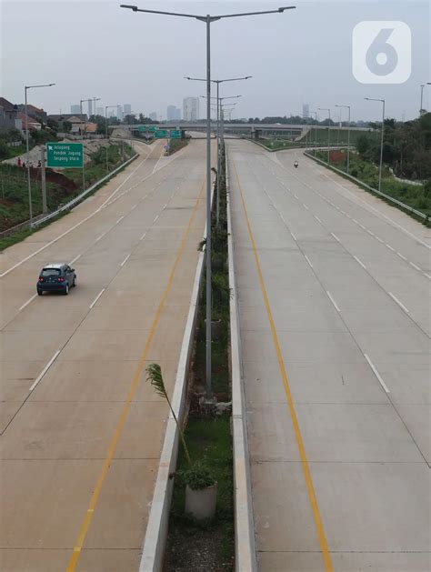 Foto Ini Tol Kunciran Serpong Yang Diresmikan Presiden Jokowi Foto