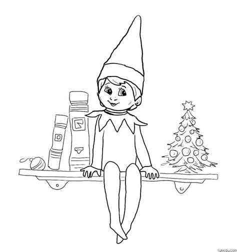 Elf Letter Coloring Page Turkau