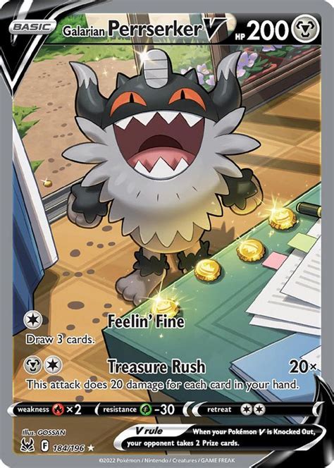 Galarian Perrserker V Pokemon Card Price Guide Sports Card Investor